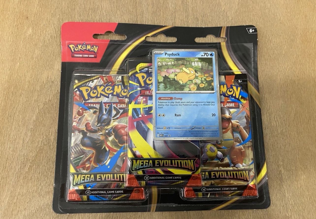 Pokemon Mega evolution 3 pack blister
