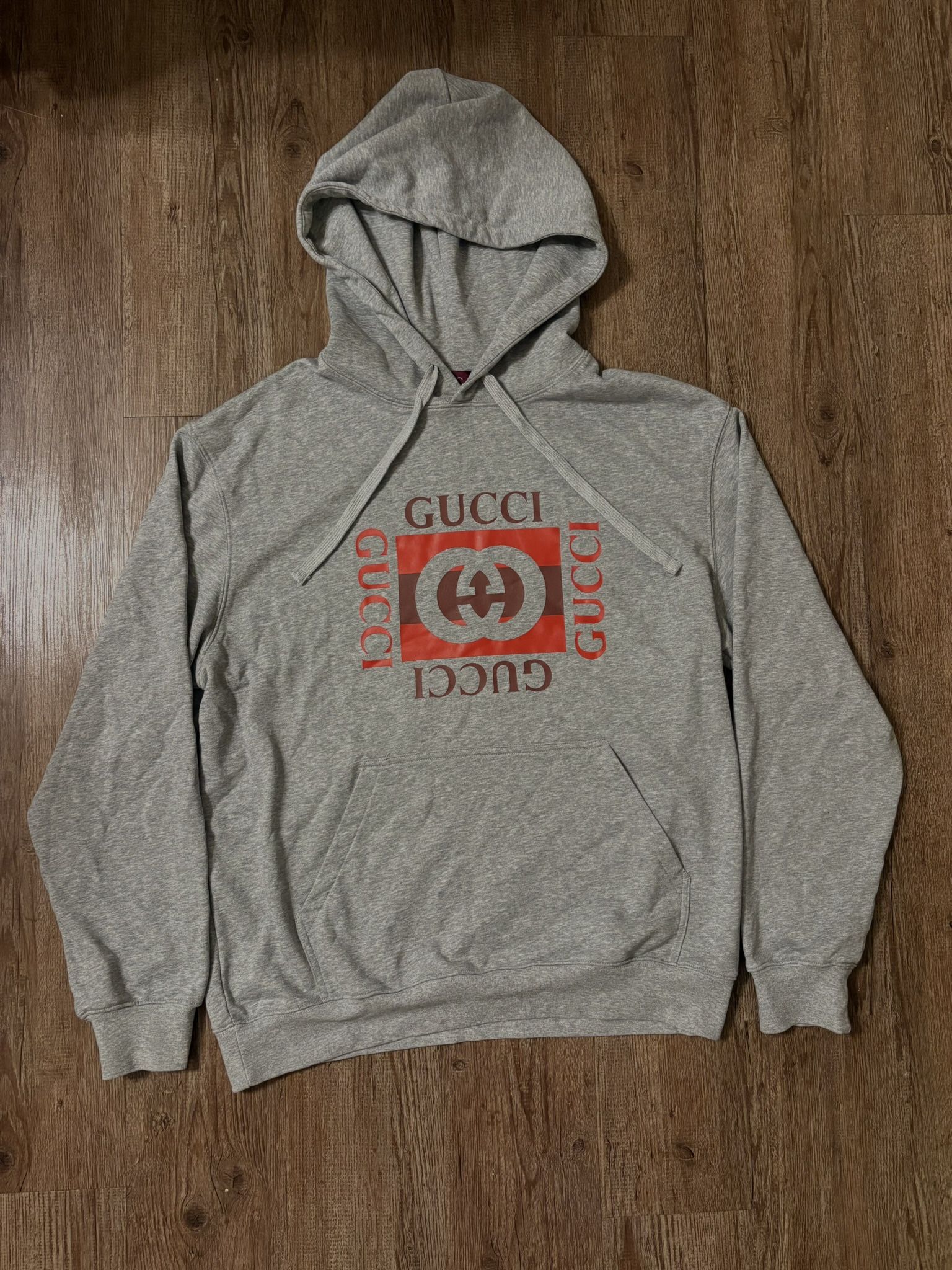 Gucci logo-print cotton hoodie