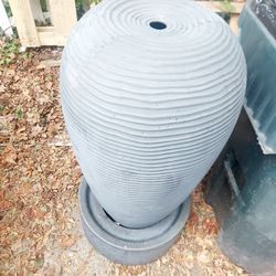 water feature garden piece  43" tall  w base  