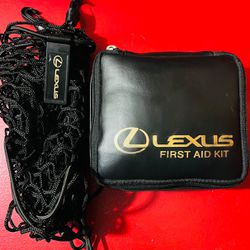 Genuine 2010 Lexus IS 250 First Aid Kit & Cargo Net. 