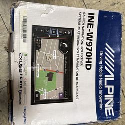 Alpine INE-W970HD 6.5 inch navigation/dvd receiver