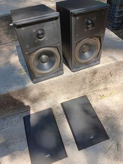 Ads Bookshelf Speakers rare made Germany with grills