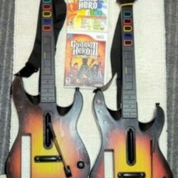 Wii Guitars And Game 
