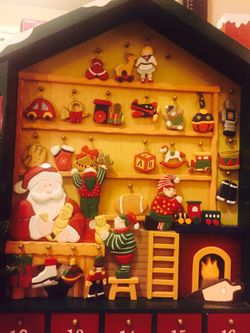 KIRKLAND signature アドベントカレンダー Advent Calendar Santa's Workshop Wooden by Kirkland Holiday