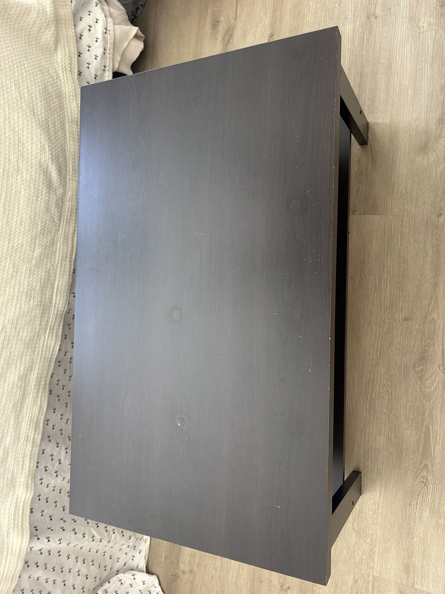 Dark brown coffee table