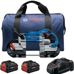 Bosch GCB18V-5B26 18v 5" Deep Cut Portable Bandsaw Kit Incl. 2- 6ah Batt & ChargerNEW