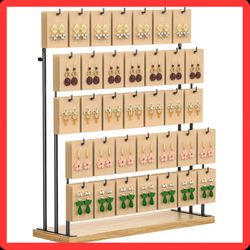 ORLESS Jewelry Display for Vendors, Earring Display Stand for Selling, 
