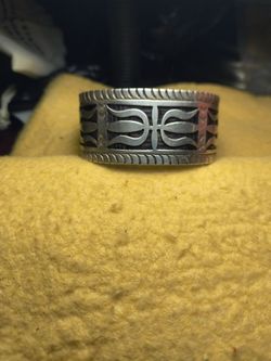 Navajo Silver Cuff Bracelet