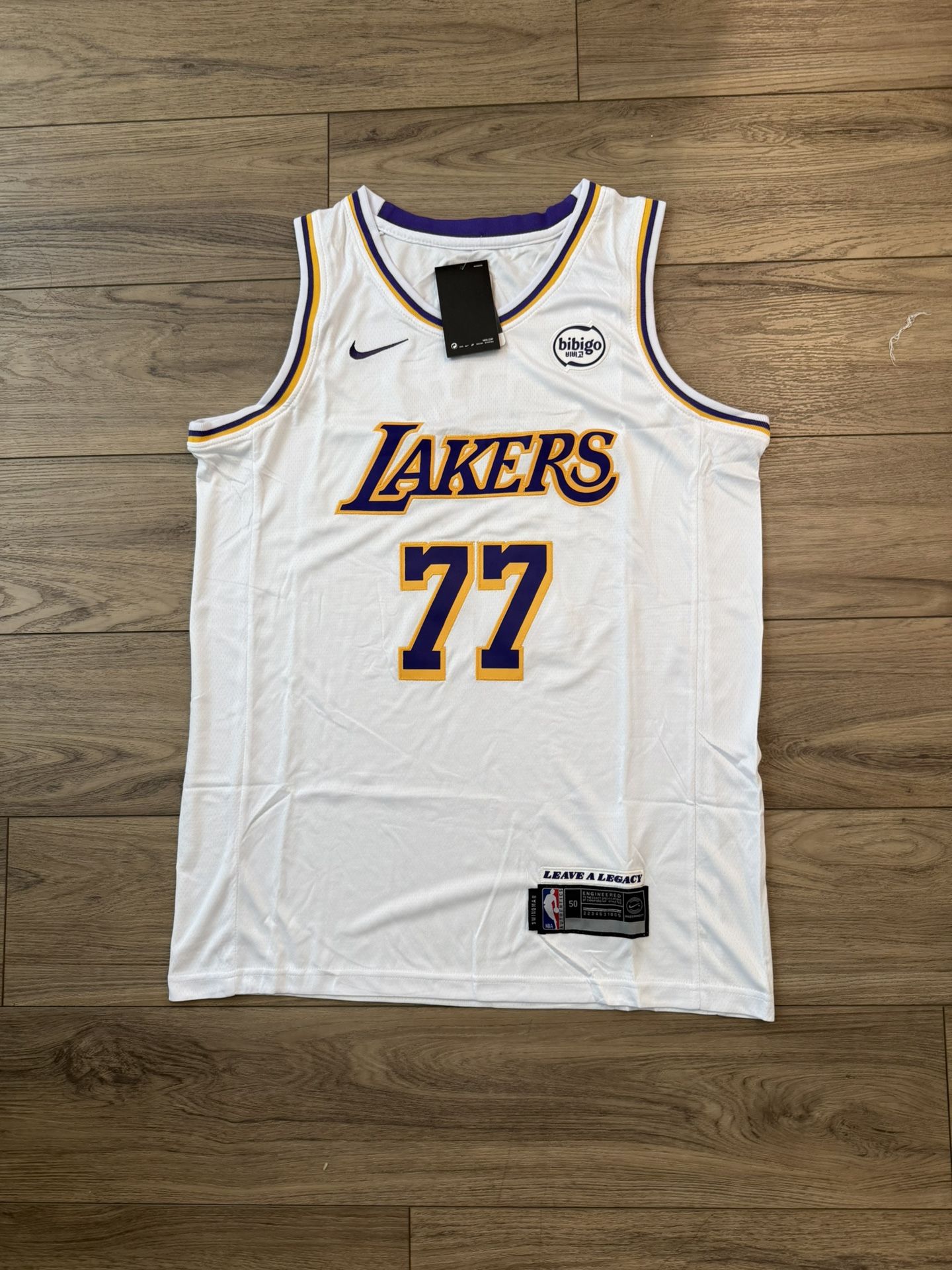 LA Lakers Luka Doncic White Stitched Jersey, S To 2xl