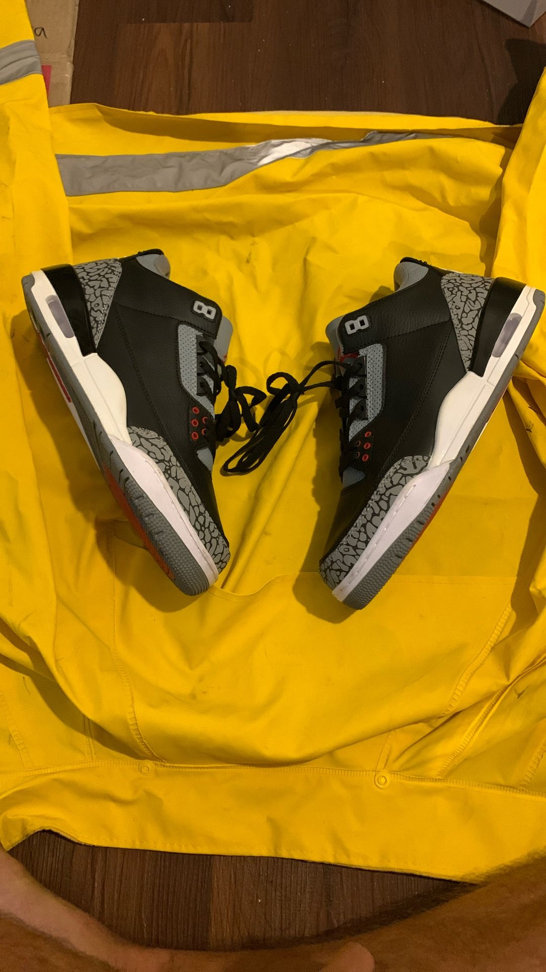 Jordan 3 Black Cements Size 10 And 12