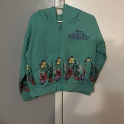 Disney Little Mermaid Zip Up Hoodie 