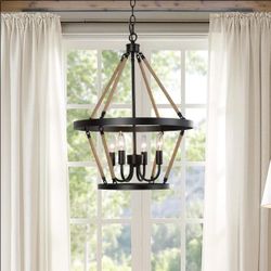 Rustic Rope Chandelier
