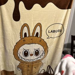 LV Labubu Blanket 