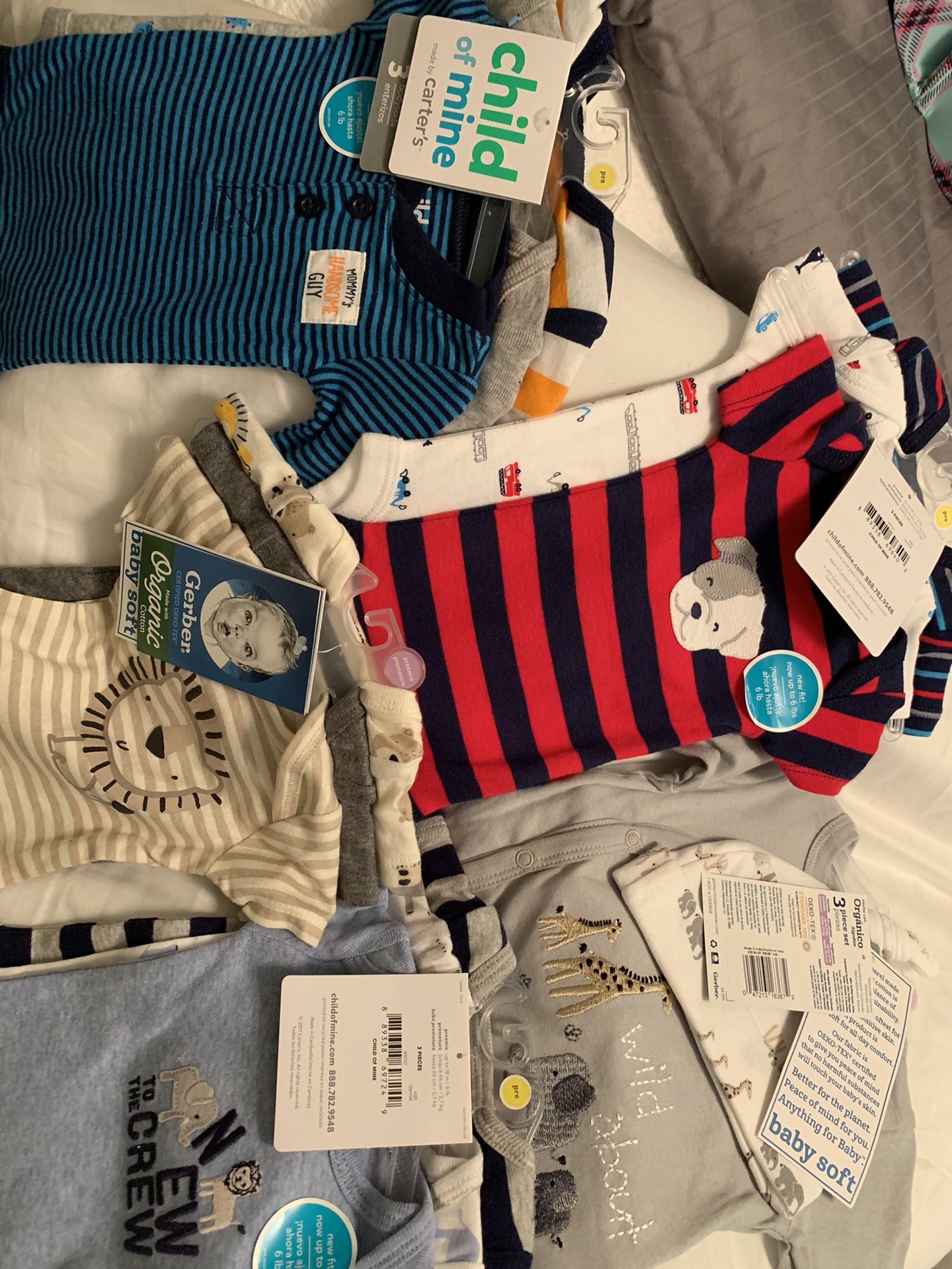 Preemie Onesies for boy