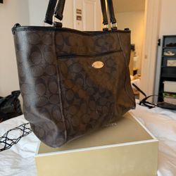 Coach Sig XL Pocket Tote