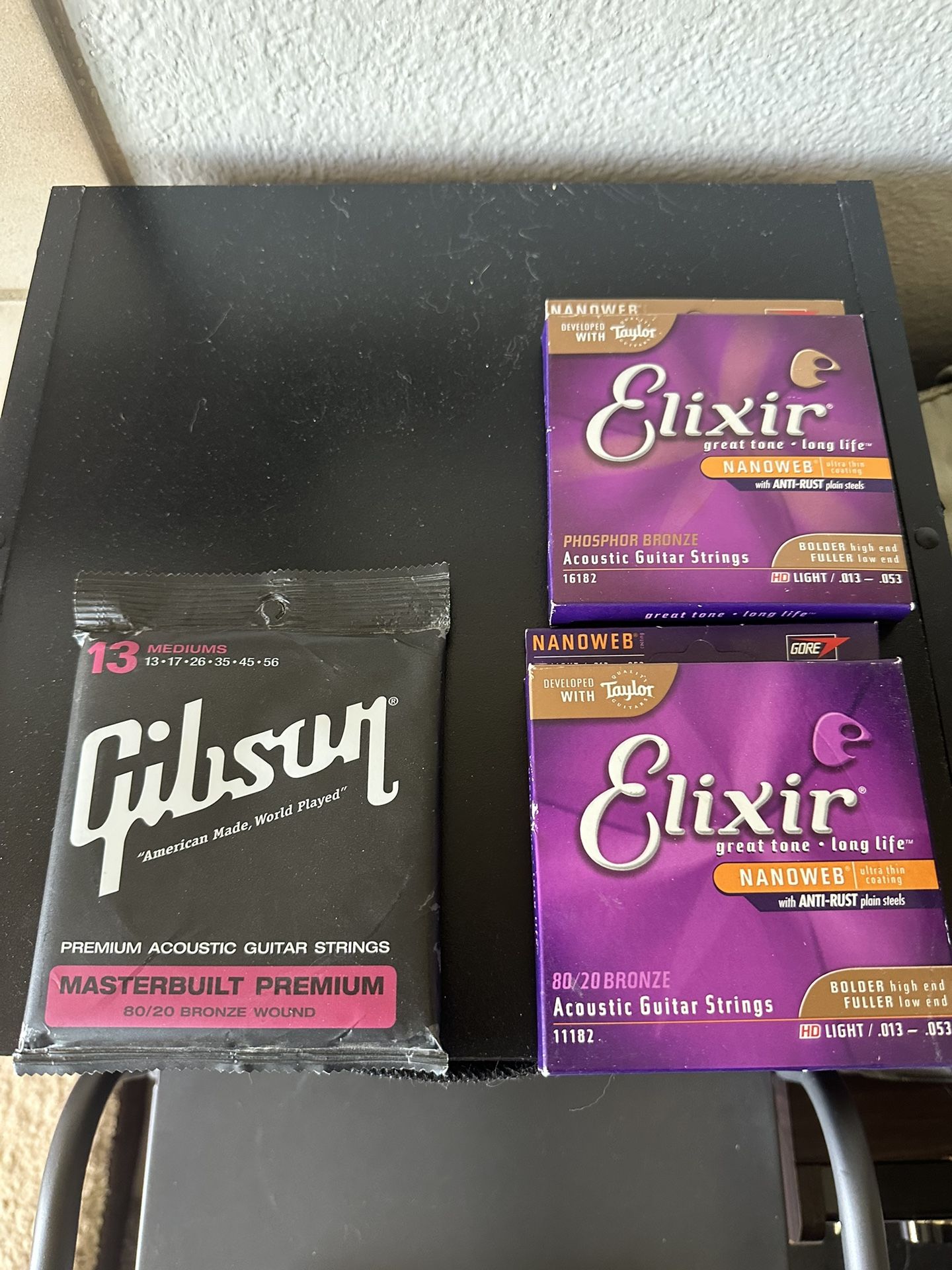 Acoustic Guitar strings ($20 For All Three)