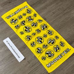Mooneyes Eyeball Sports Face Towel  (31”x 14”)
