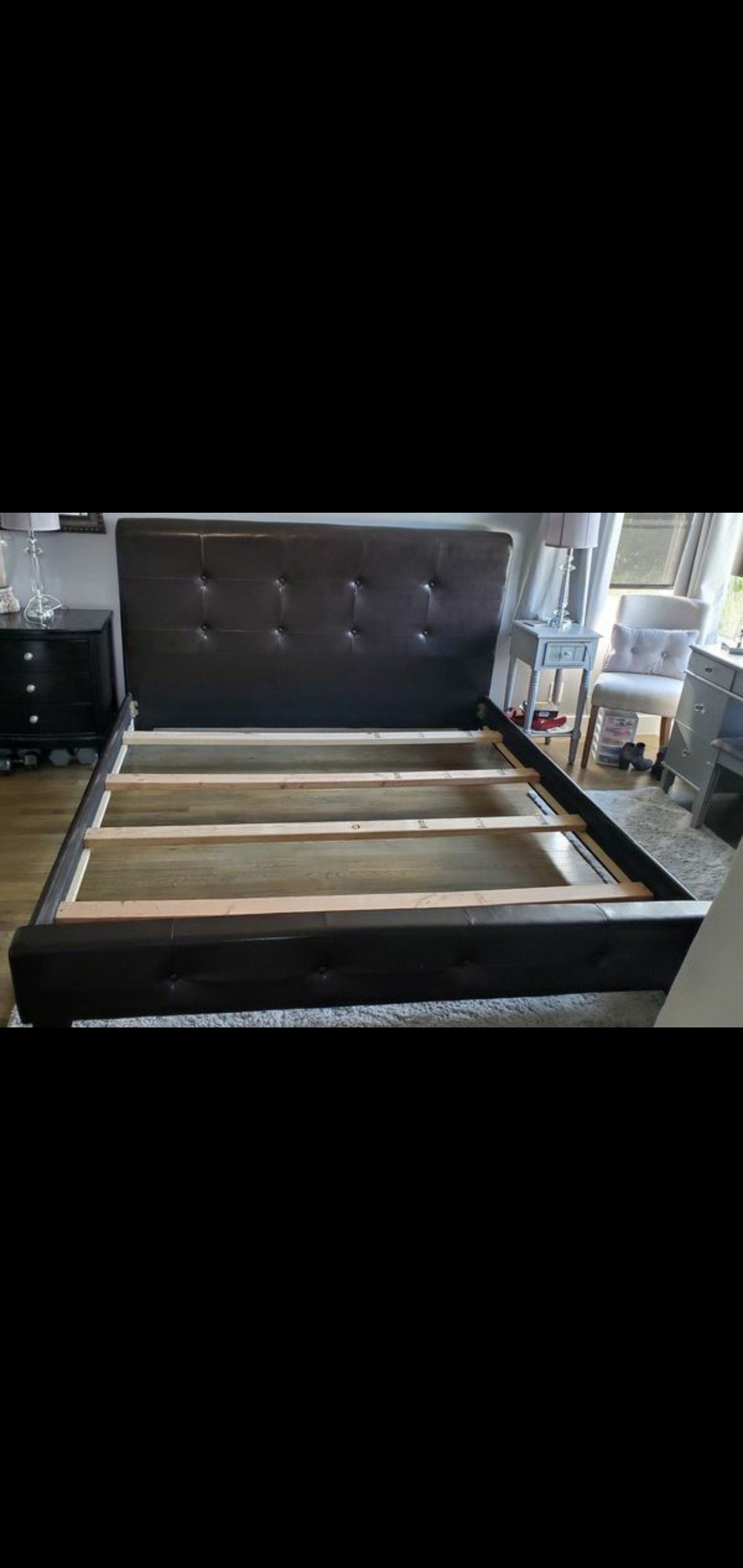 Eastern king size bed frame