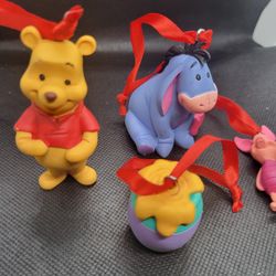 Disney Set Of 4 Winnie The Pooh Ornaments 