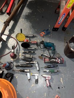 Big Lot of Professional Air Tools – Mac, Matco, Blue-Point, National Detroit, CP & More