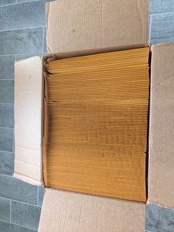 Bulk Kraft Bubble Mailers 10.5" x 16" – Full Box of 90 pcs (New)