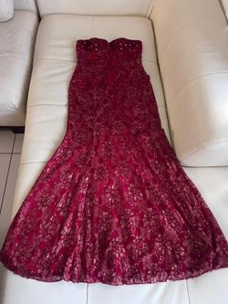 Woman's Fashion Red Dress
