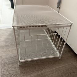 White Wire Storage Bins