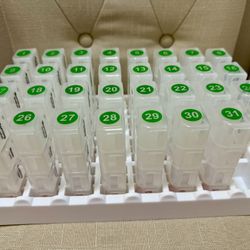 31 Day Pill Planner With 124 Compartments