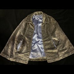 New Faux Amazing Lamb Cape Coat