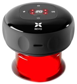 REVO The original 4-in-1 smart massager with LED light, heat, dynamic suction, and vibration massage—a portable, rechargeable, wireless body massager 