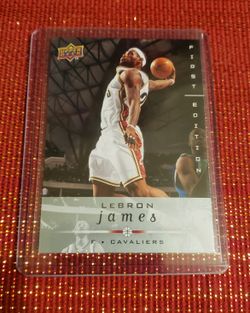 Mint Condition Upper Deck 2008-2009 Cleveland Cavaliers LeBron James First Edition Silver Card #33