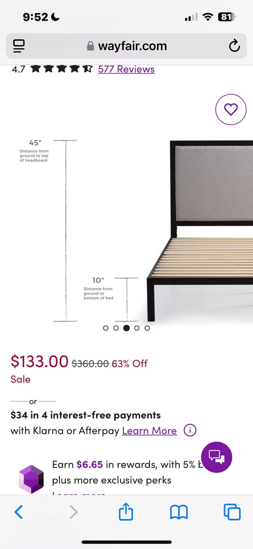 King Bed Frame
