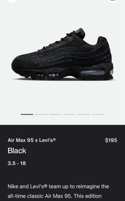 Nike Air Max OG- Levi- Black - Size 10.5