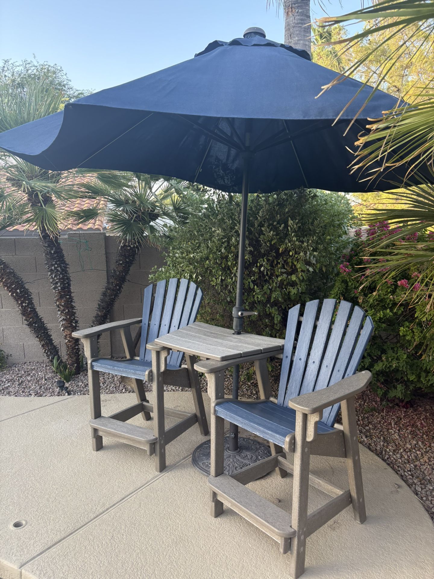 Plywood Bar Heigh Patio Set