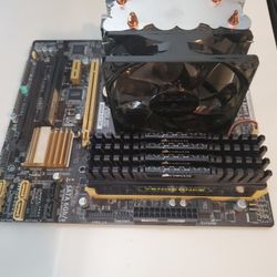 Intel I7-4770k -3.50Ghz,   16Gb 4×4Gb 4096Mb 166886 Ram. , Asus B85M -E/CSM  Intel B85 Lga1150 DDR3 SATA3.0 M-TX Motherbiard