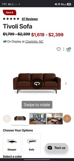 Like new couch 5mts old