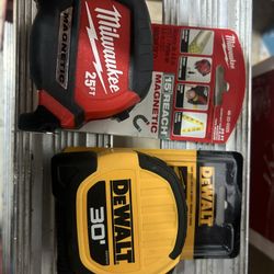 New tape measures 
