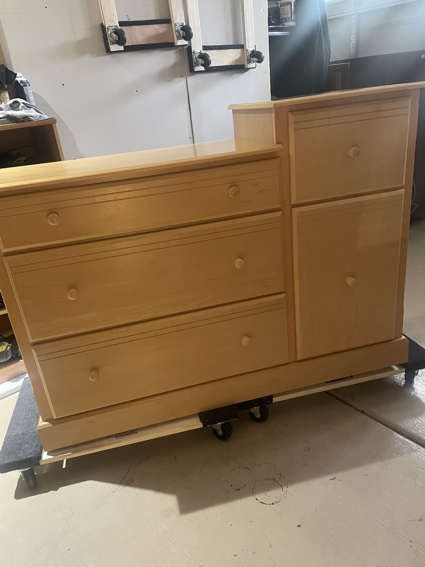 Blonde 5 Drawer Baby To Toddler Dresser