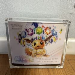 Prismastic Evolutions Pokemon Center Elite Trainer Box