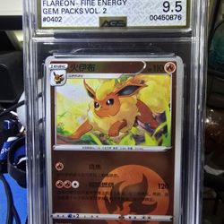 Flareon Fire Energy Chinese Ags 9.5