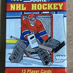 1990 Score NHL Hockey Premier Edition issue Unopened Wax Packs 15 Cards 🏒