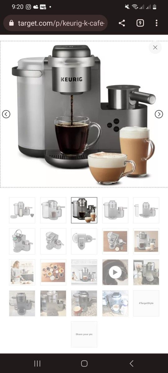 Single Serve Coffee Latte K Cup Special Edition Keurig K Café