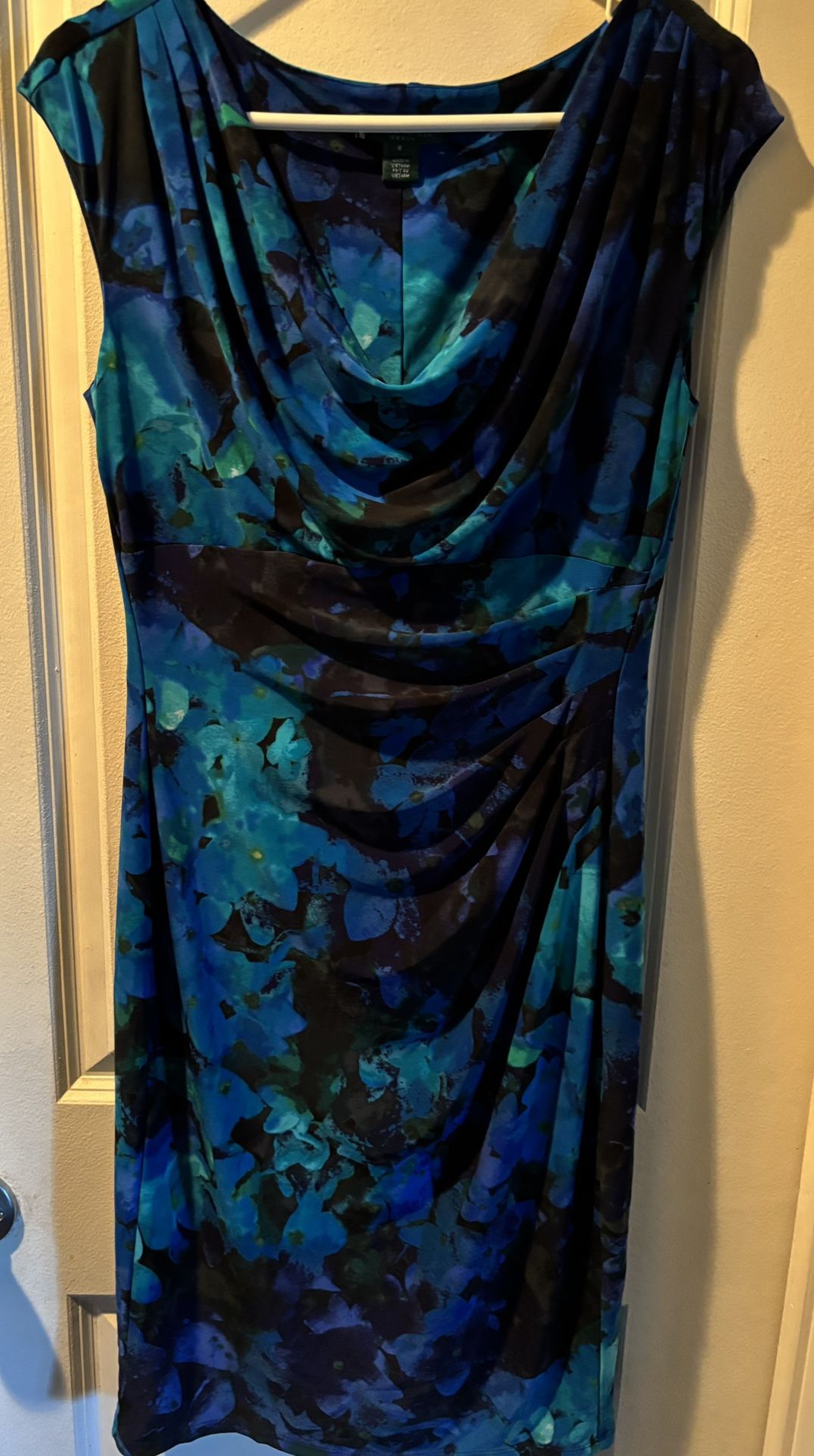Ralph Lauren Fully Lined Blue Dress Size 8