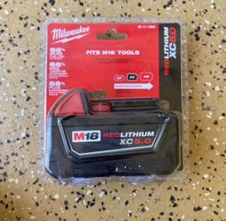 NEW Milwaukee M18 18-Volt 5.0 Ah Lithium-Ion XC Extended Capacity Battery Pack