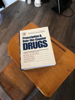 prescription drug and over-the-counter book