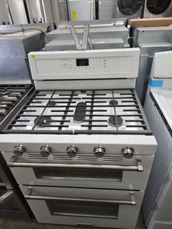KitchenAid  30-Inch 5 Burner Gas Double Oven Convection Range