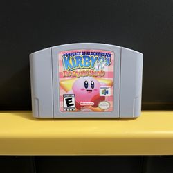 Kirby The Crystal Shards cartridge for Nintendo 64 n64 video game console system shard Mario