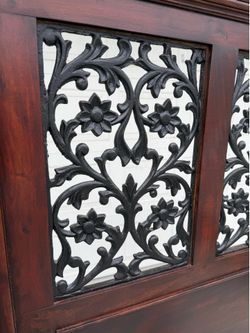 Queen Mahogany Bed
