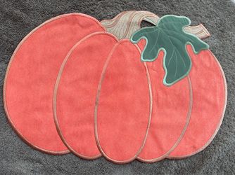 8 Pumpkin Place Mats For Table