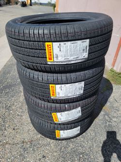 215 55 17 PIRELLI P ZERO AS TIRES CAMRY AVALON ALTIMA ACCORD ACURA LEXUS KIA